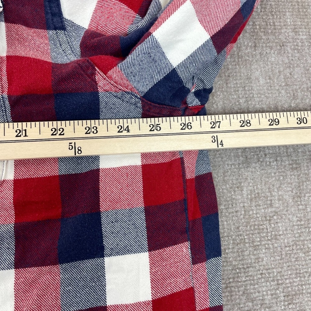 L.L. Bean Fleece-Lined Flannel Shirt Mens XL Multicolor Plaid Traditional Fit - Picture 12 of 15